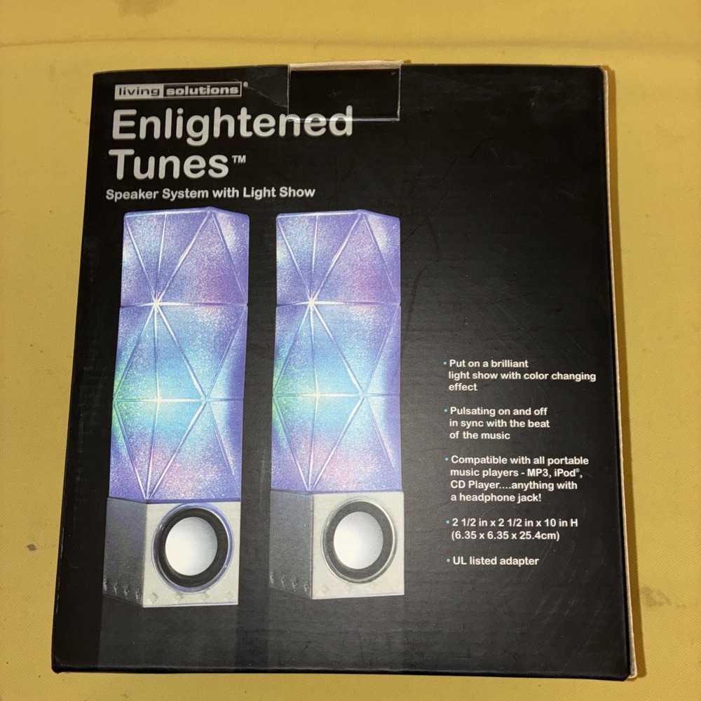 Speaker System with Color Changing Pulsating Light Show Gift